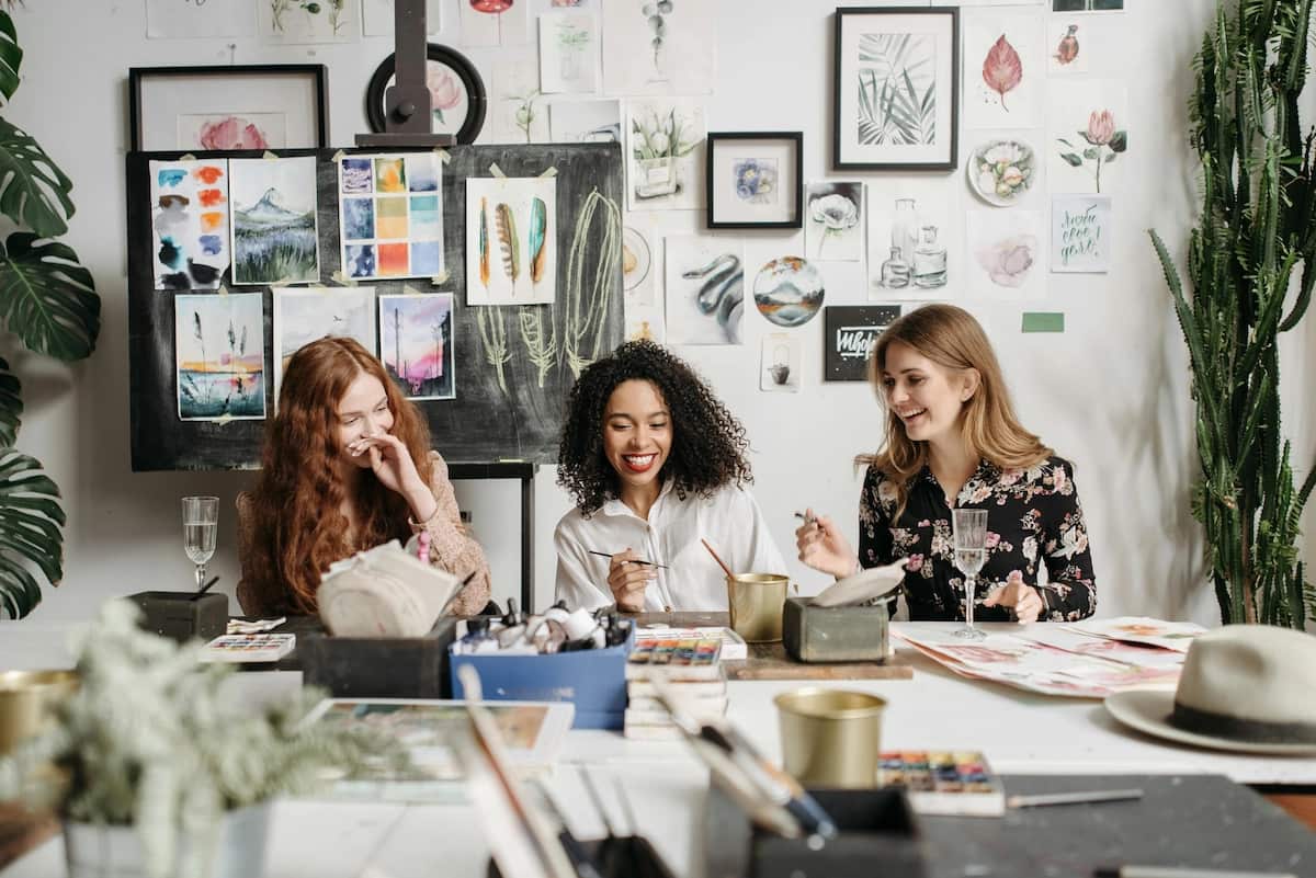 A group of mothers talking together