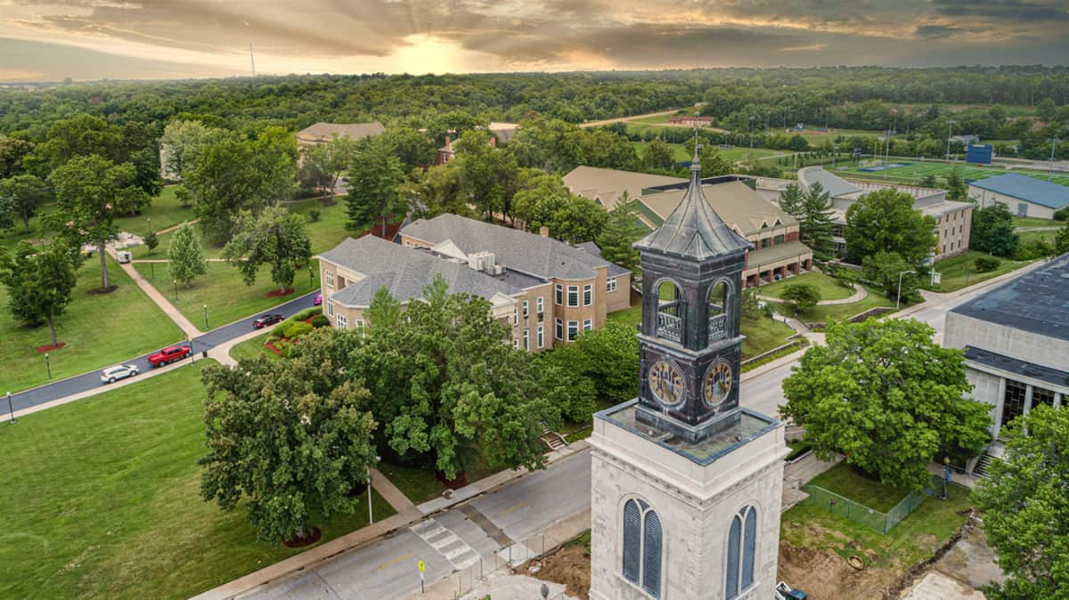 A classical school campus